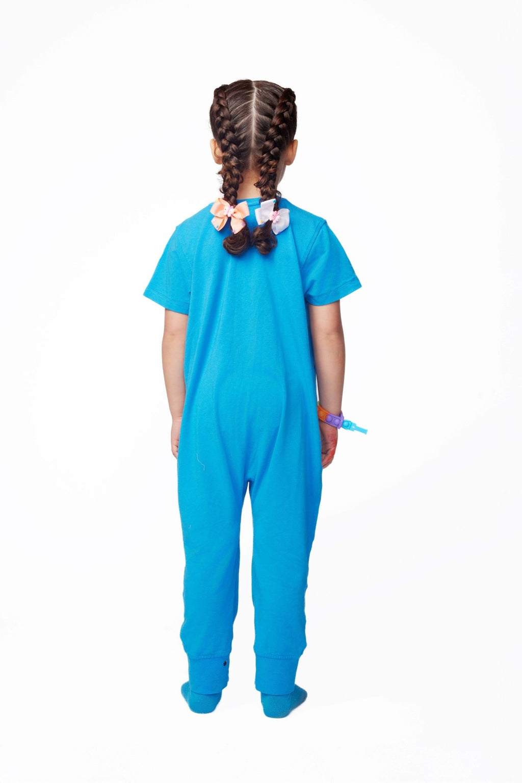 Ultimate Comfort Playsuit w Chewy Sensory Bracelet - BLUE - Insight Family Market
