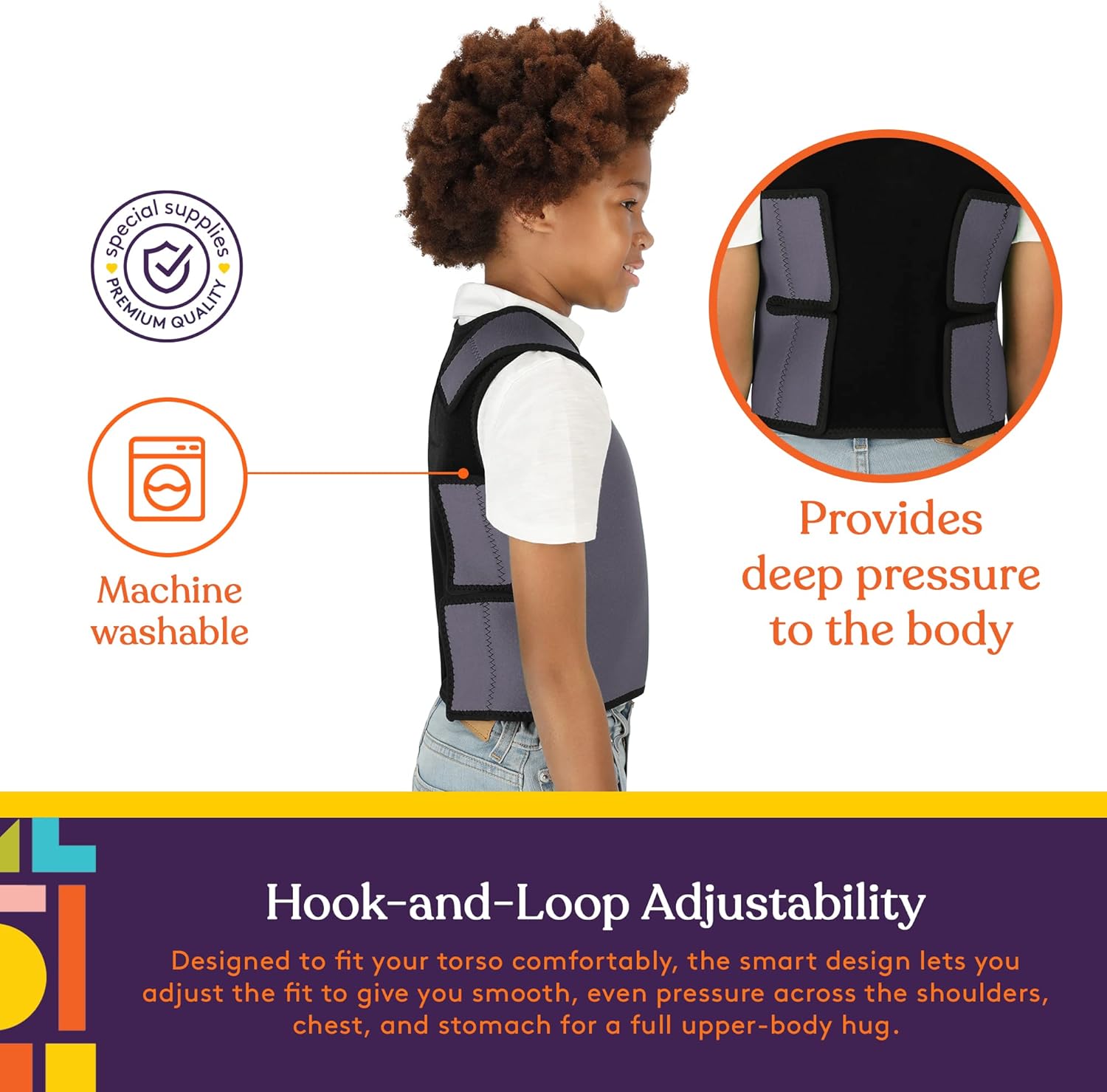 Deep Pressure Sensory Compression Vest - Insight Family Market