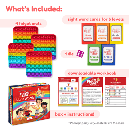 The Fidget Game: Sight Words Edition - Insight Family Market