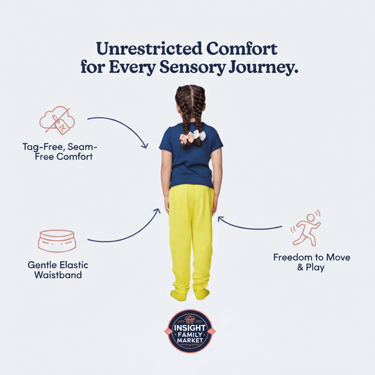 The Everyday Sensory Friendly Jogger: Yellow - Insight Family Market