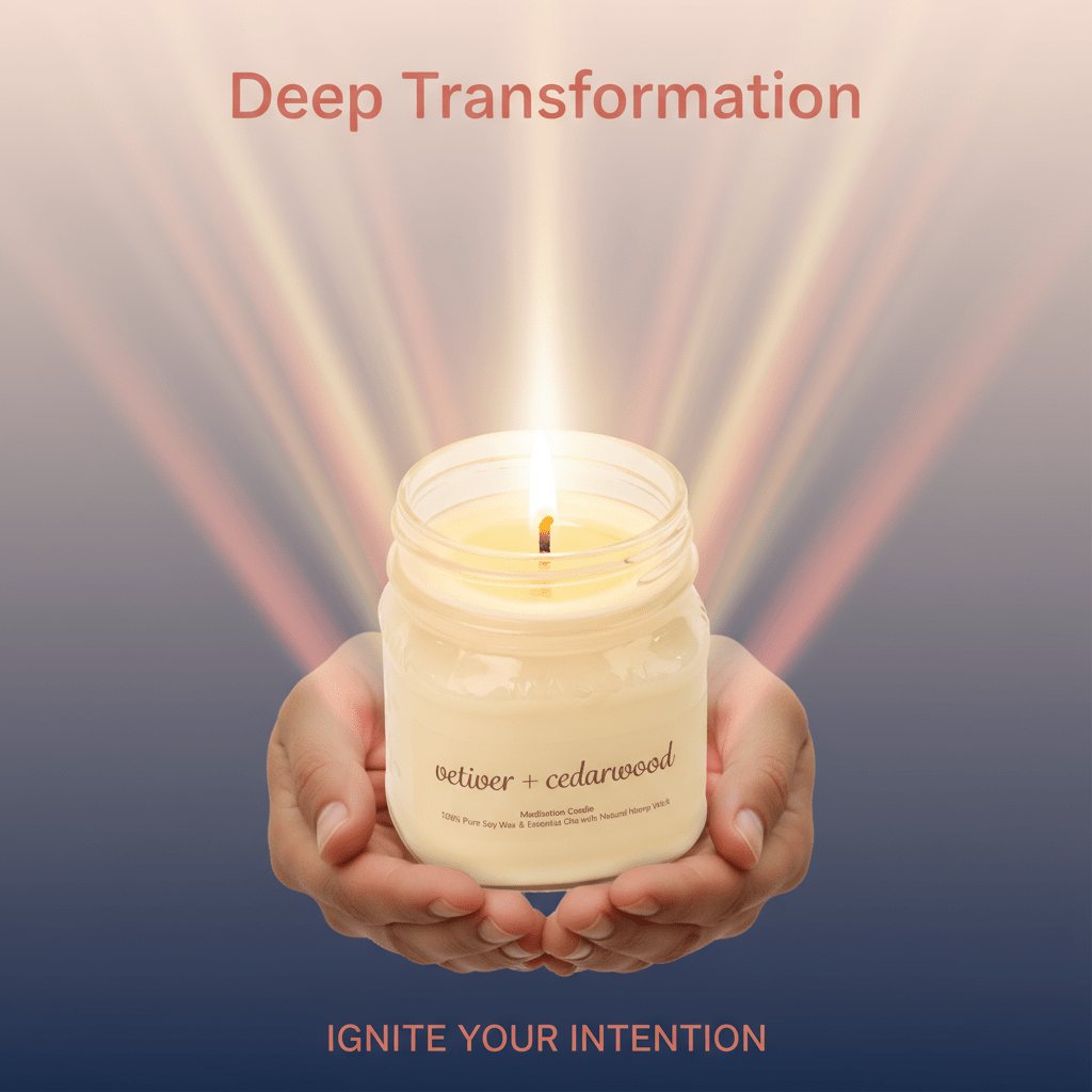 Meditation Candles | 100% Soy Wax Candles with Essential Oils