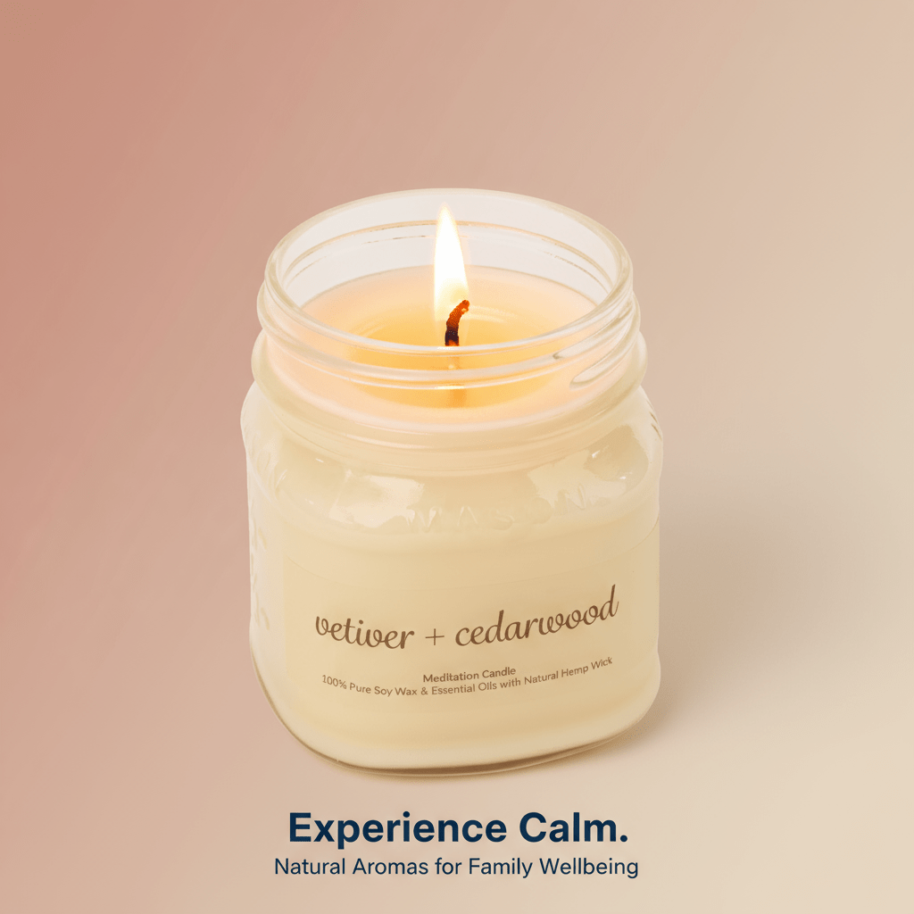 Meditation Candles | 100% Soy Wax Candles with Essential Oils