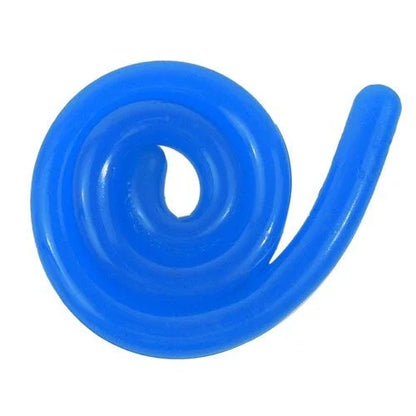 Blue sensory chew coil toy for kids with ADHD, autism or sensory needs