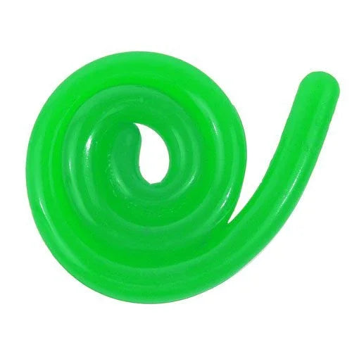 Green sensory chew toy spiral for ADHD and autism support