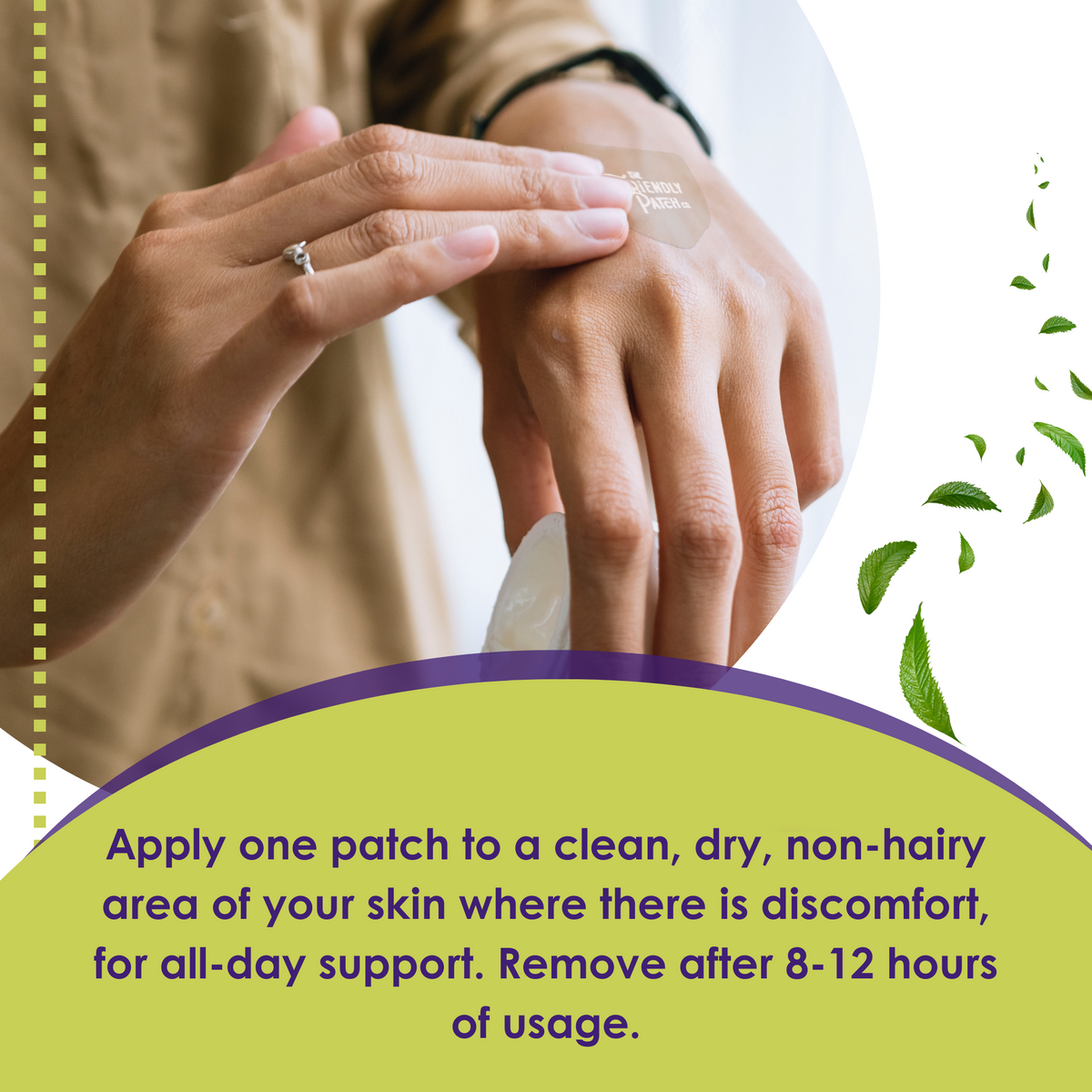 Arnica & White Willow Bark Day Patches, 8 Pack