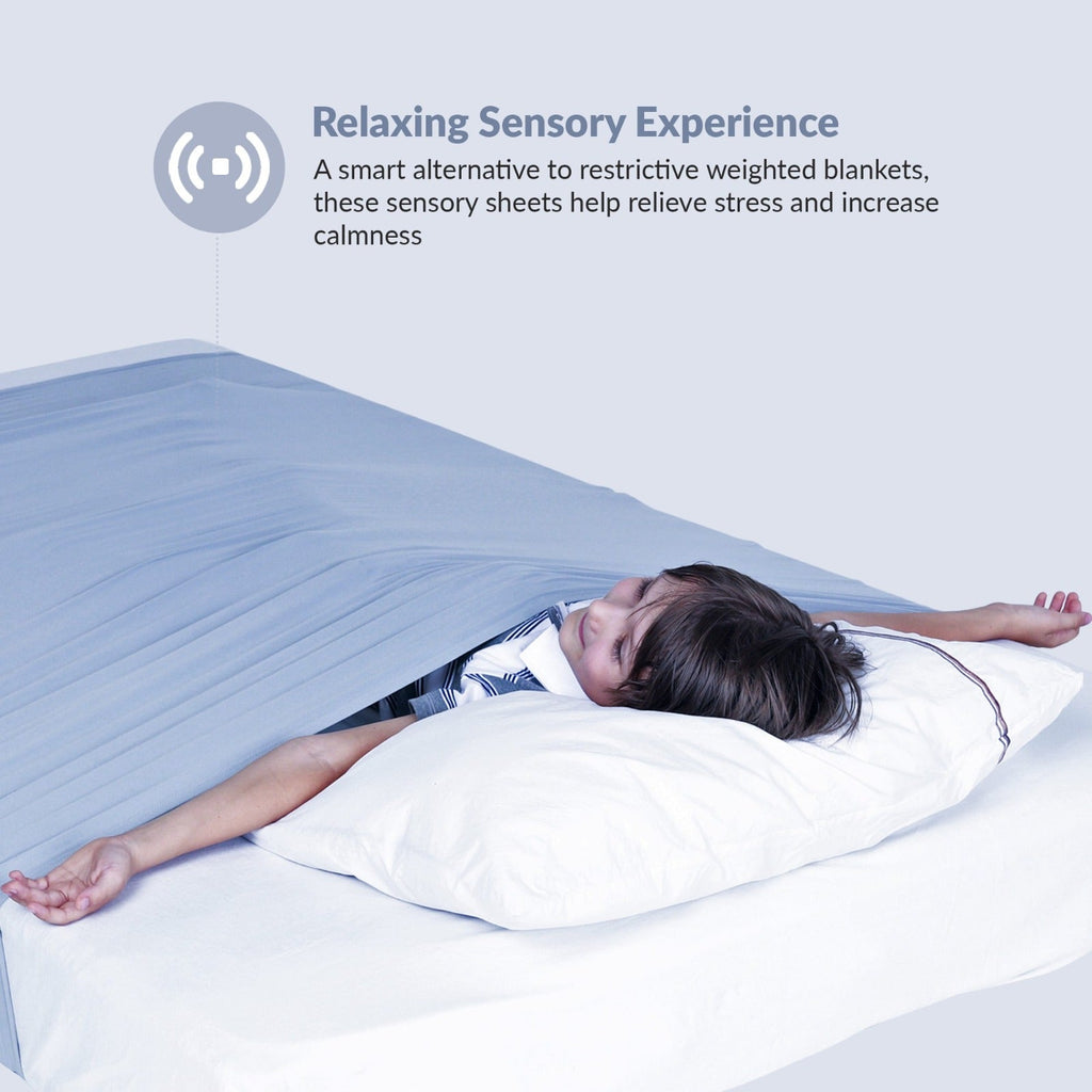 Sensory Bed Sheet for Kids Compression Alternative to Weighted Blankets - Gray - Insight Family Market