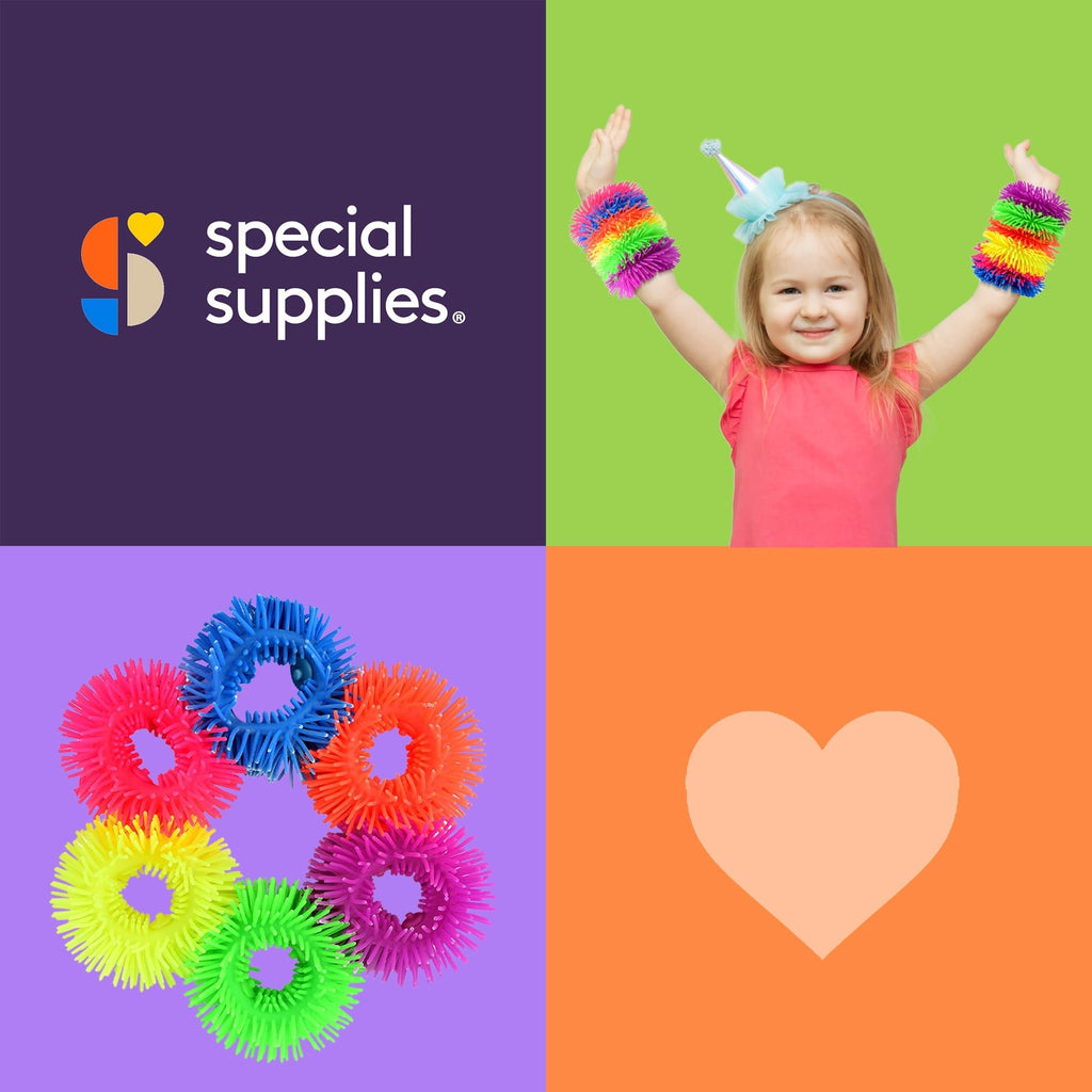 Squishy Fuzzy Band Bracelets (6 Pack) - Insight Family Market