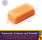 Special Supplies Therapy Brushes Colorful 6 - Pack + Removable Handle, Calming Occupational and Sensory Tools with Deep Pressure Massage, Soft Bristles, Stimulates and Calms Kids or Adults, Latex - Free - Insight Family Market