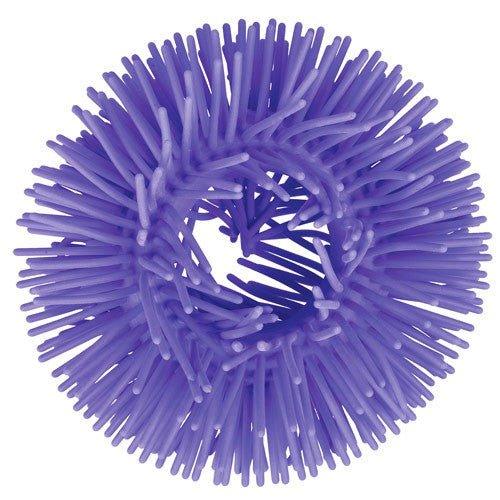 Purple spiky sensory bracelet for kids, textured fidget toy for tactile stimulation
