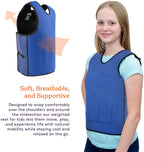 WEIGHTED - Sensory Compression Vest for Kids with Processing Disorders ADHD and Autism Calming and Supportive with Adjustable Weight Fit - Insight Family Market