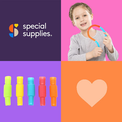 Tiny Pop Tubes (Multi - Color): 30 Pack - Insight Family Market