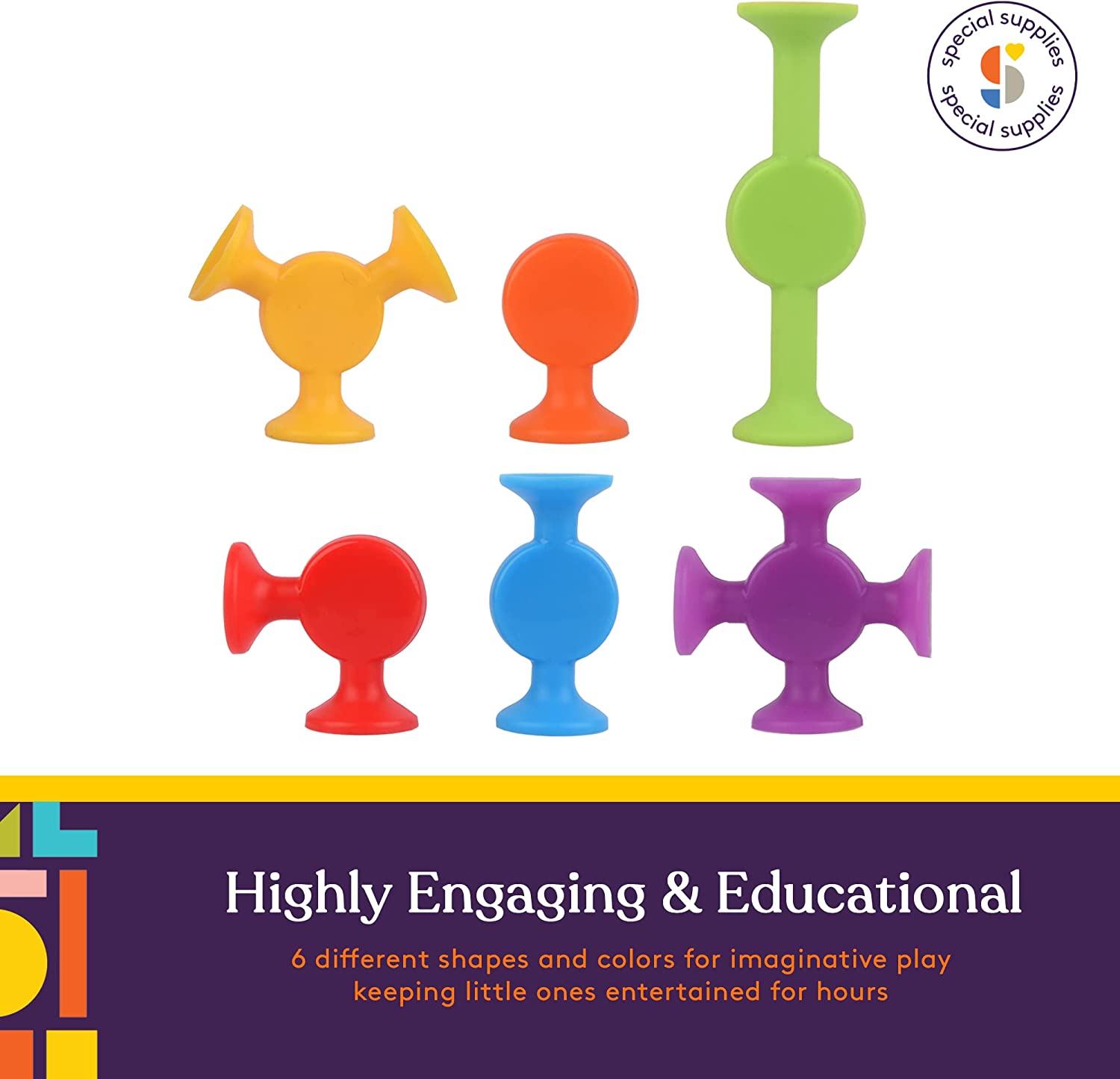 Creative Construction Suction Toys (50 - Piece Set) - Insight Family Market