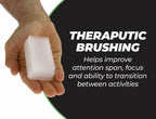 Wilbarger Therapy Brush, 3 Pack - Therapressure Brush for Occupational Therapy for Sensory Brushing - Designed by Patricia Wilbarger - Use as Part of the Wilbarger Brushing Protocol - Insight Family Market