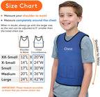 WEIGHTED - Sensory Compression Vest for Kids with Processing Disorders ADHD and Autism Calming and Supportive with Adjustable Weight Fit - Insight Family Market