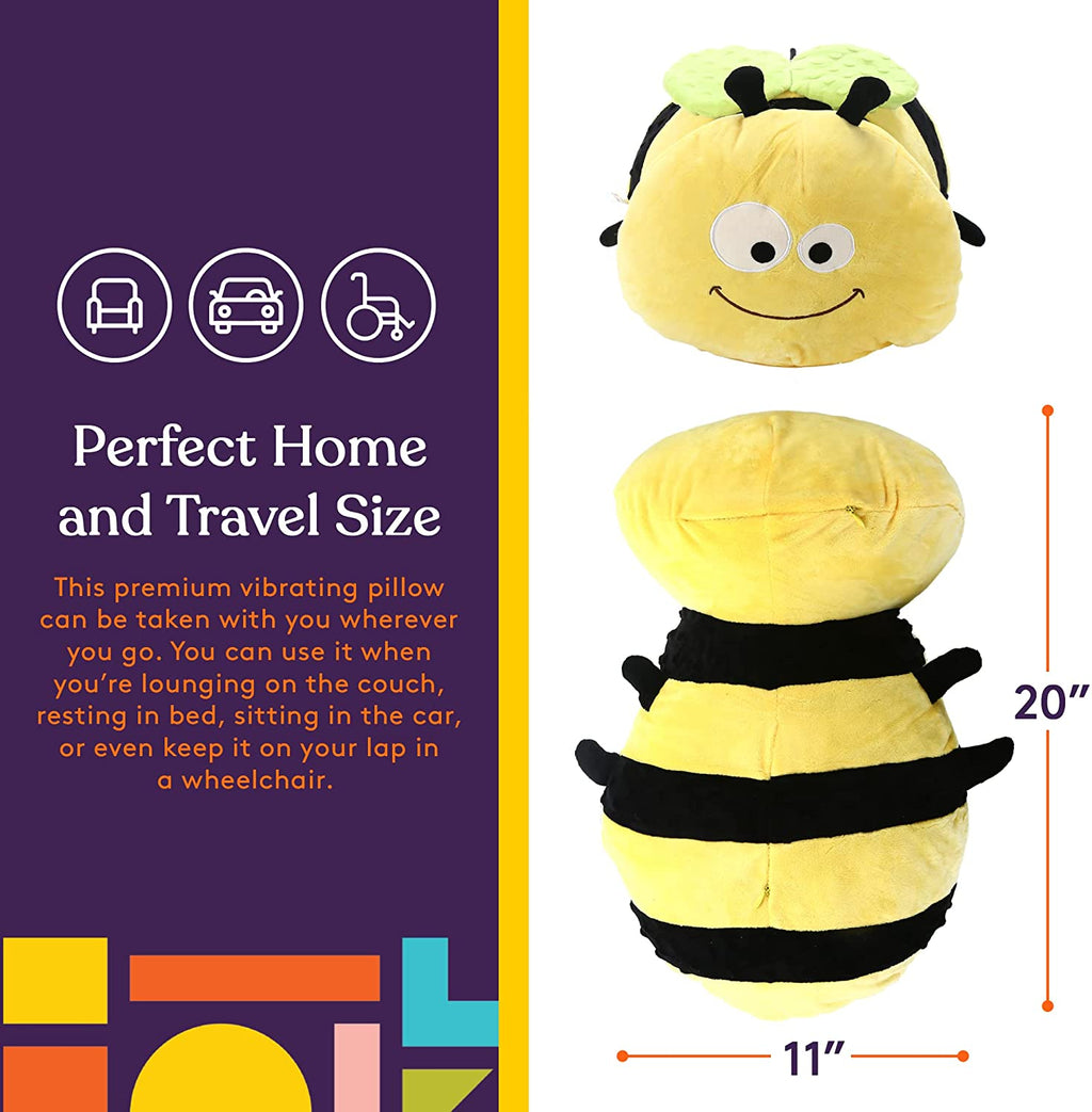 Sensory Vibrating Pillow - Bumble Bee - Insight Family Market