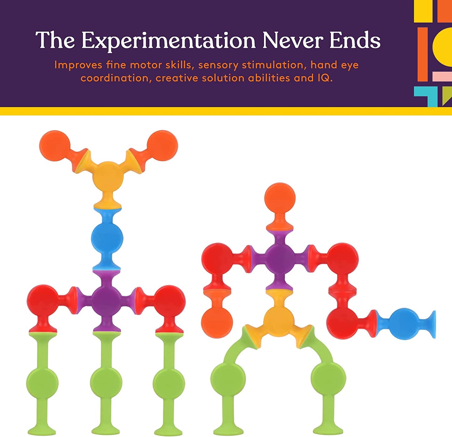 Creative Construction Suction Toys (50 - Piece Set) - Insight Family Market