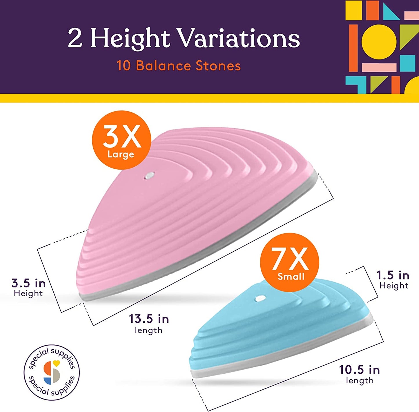 Stepping Stones (Unicorn Colors): 10 Piece Set - Insight Family Market