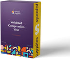 WEIGHTED - Sensory Compression Vest for Kids with Processing Disorders ADHD and Autism Calming and Supportive with Adjustable Weight Fit - Insight Family Market