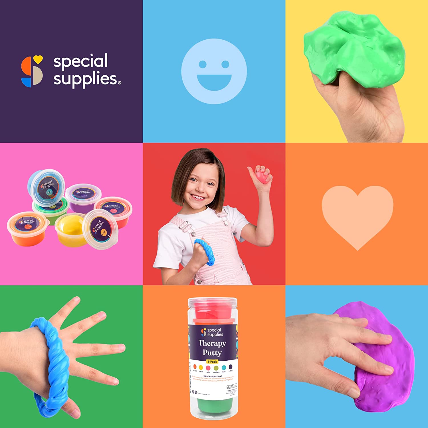 Therapy Putty (Primary Colors): 6 Pack - Insight Family Market