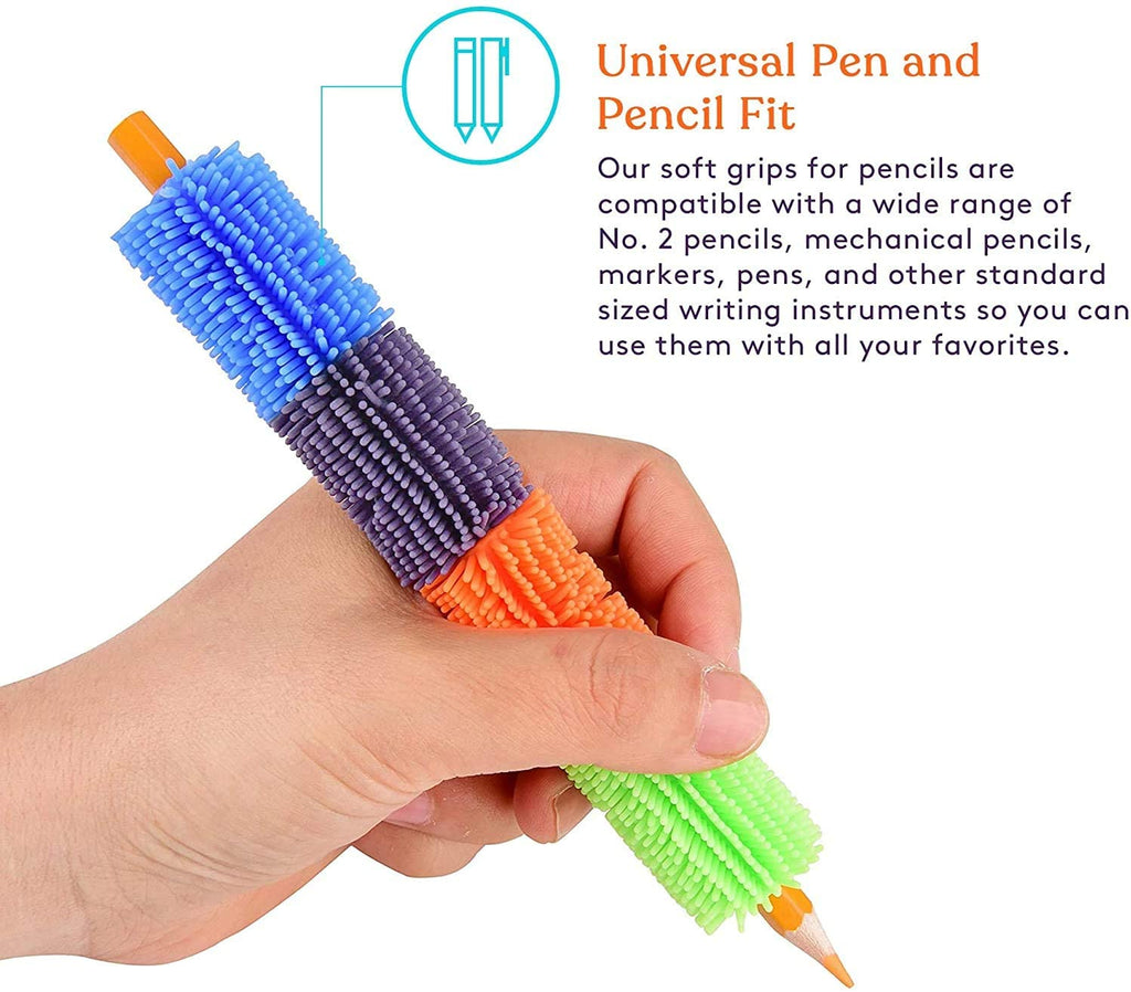 Squishy Pencil Grips for Kids and Adults - Pack of 50 - Insight Family Market