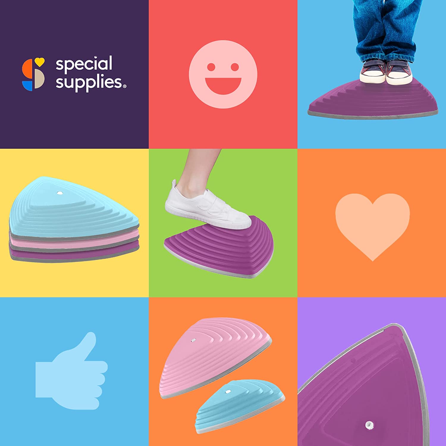 Stepping Stones (Unicorn Colors): 10 Piece Set - Insight Family Market