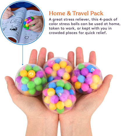 Colorful Stress Ball (4 Pack) - Insight Family Market