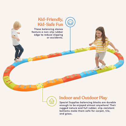 20 - Piece Stepping Stones for Kids, Indoor and Outdoor - Insight Family Market