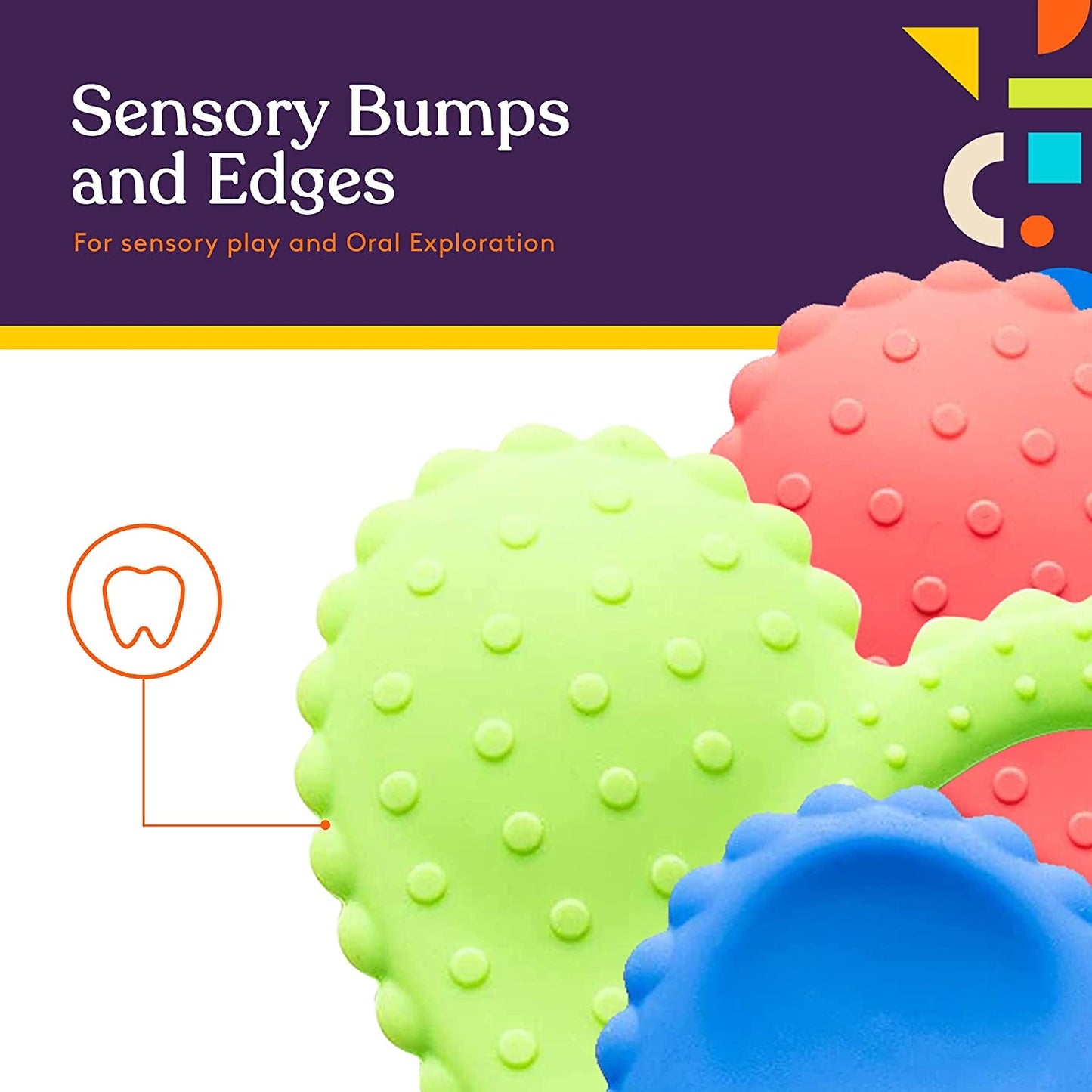 Teether - Heart Spoon 3 - Pack - Pink, Blue, Green - Insight Family Market