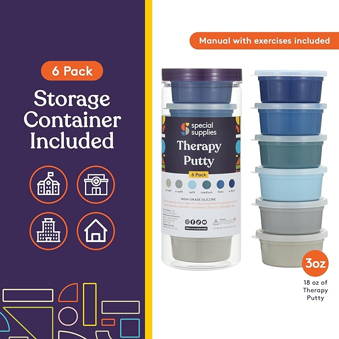 Therapy Putty (Ocean Colors): 6 Pack - Insight Family Market