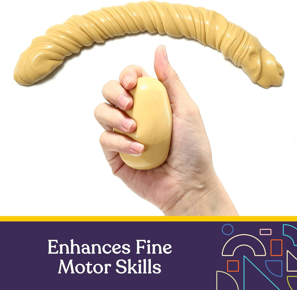 Sensory Therapy Putty for Kids and Adults with Cute Charms, Resistive Hand Exercise Stress Relief Therapy Putty, Five Ounces of Each Putty, Construction,Sea,Beach,Princess,Emoji,Farm - Insight Family Market