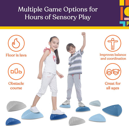 Stepping Stones (Ocean Colors): 10 Piece Set - Insight Family Market