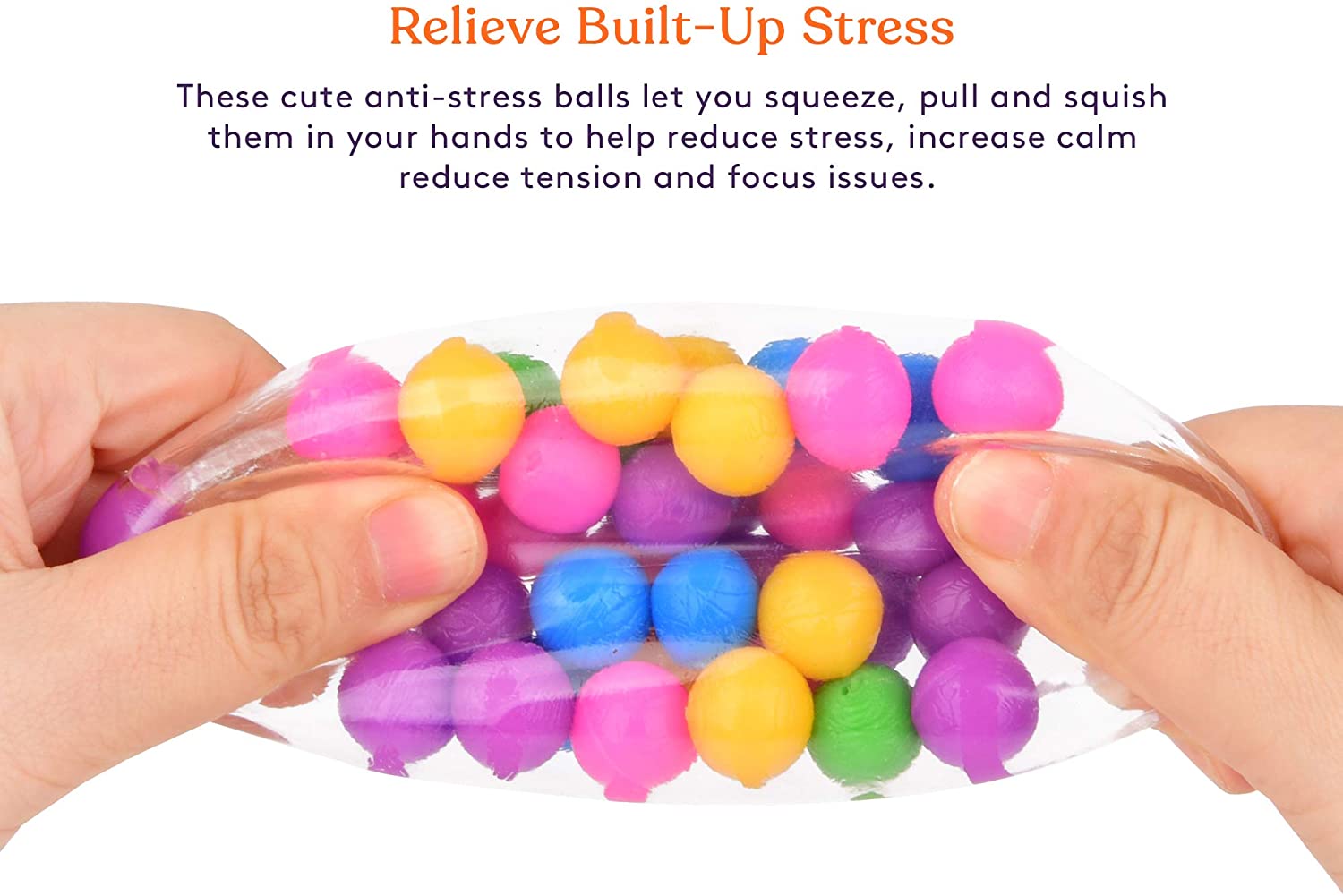 Colorful Stress Ball (4 Pack) - Insight Family Market