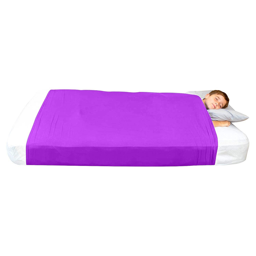 Sensory Bed Sheet for Kids Compression Alternative to Weighted Blankets - Purple - Insight Family Market