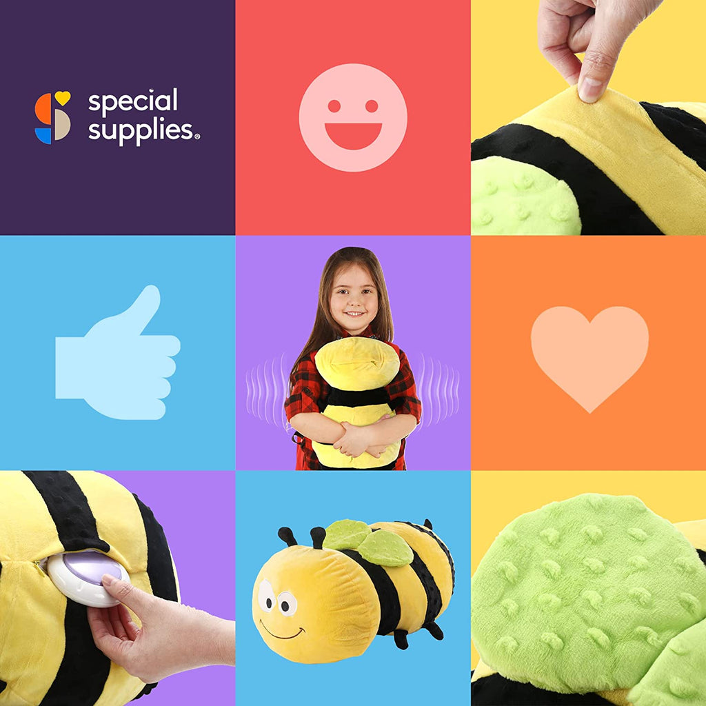 Sensory Vibrating Pillow - Bumble Bee - Insight Family Market