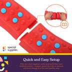 Wavy Circle Balance Beams Stepping Stones for Kids, 8 Pc - Insight Family Market