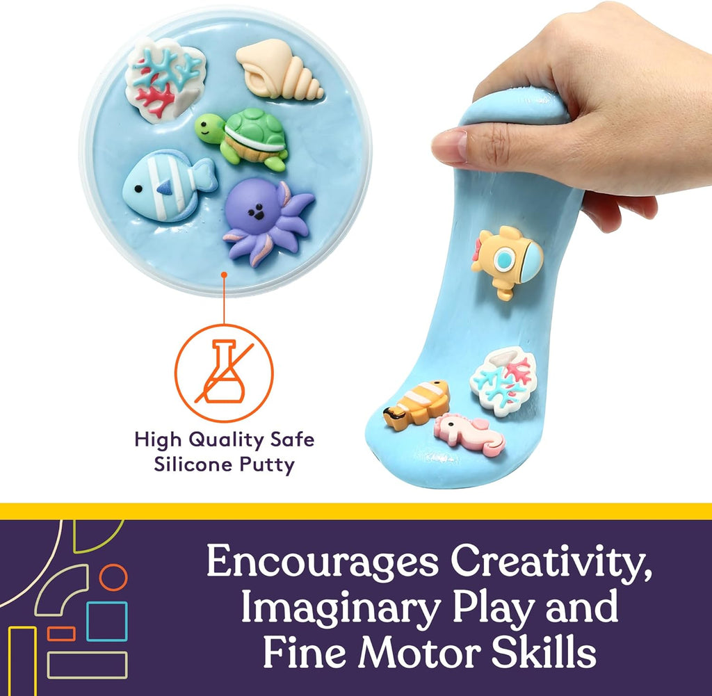 Therapy Putty with 10 Charms – (Sea Set) Soft Strength - Insight Family Market