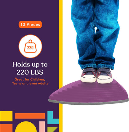 Stepping Stones (Unicorn Colors): 10 Piece Set - Insight Family Market