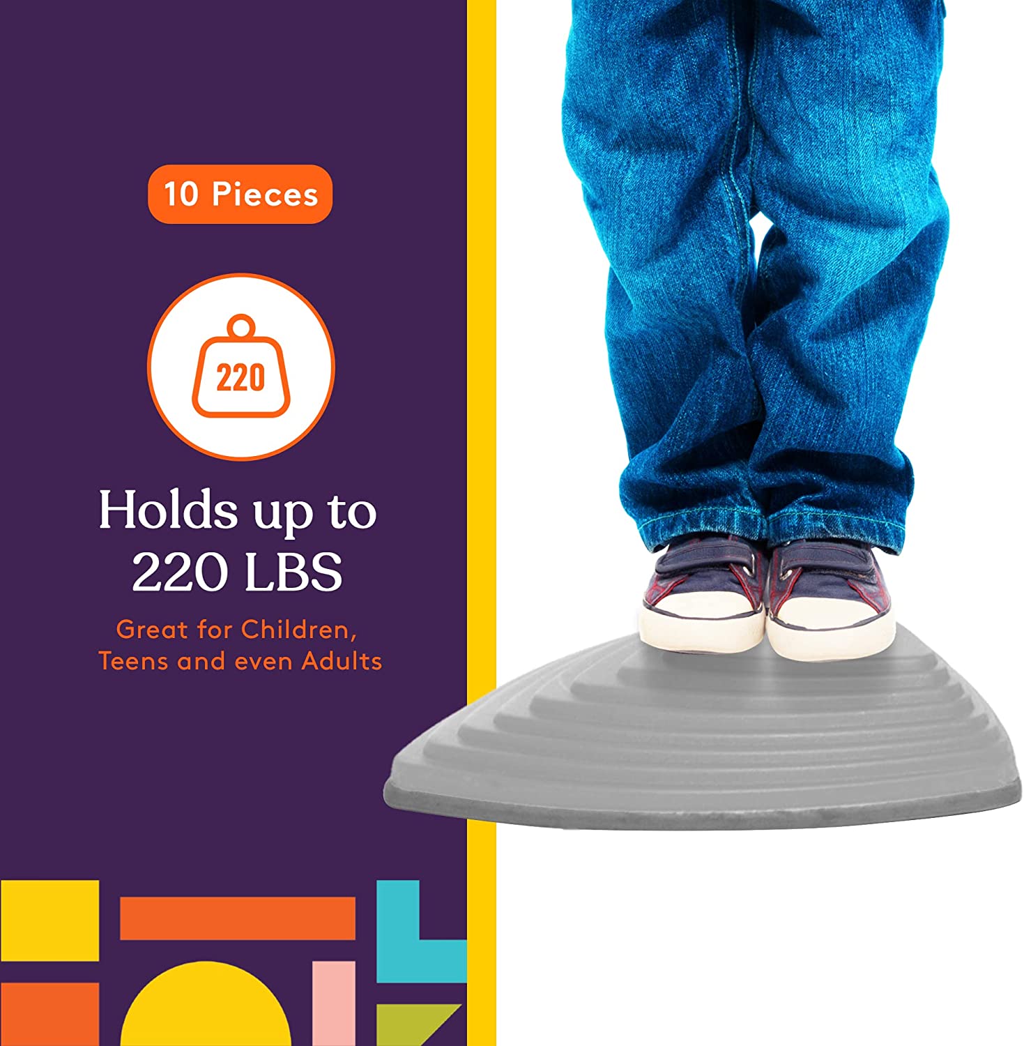 Stepping Stones (Ocean Colors): 10 Piece Set - Insight Family Market