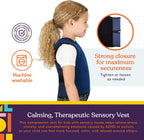 WEIGHTED - Sensory Compression Vest for Kids with Processing Disorders ADHD and Autism Calming and Supportive with Adjustable Weight Fit - Insight Family Market