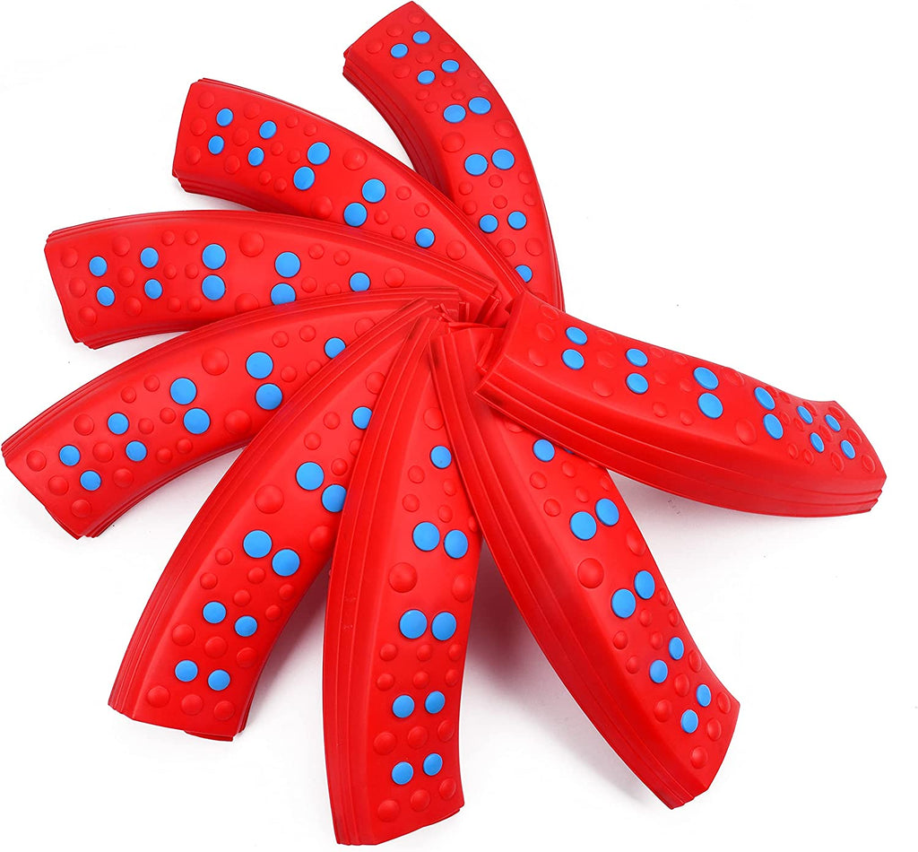 Wavy Circle Balance Beams Stepping Stones for Kids, 8 Pc - Insight Family Market