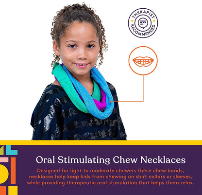 Chew Bands Terry Cloth Necklace Set 6 - Pack - Insight Family Market