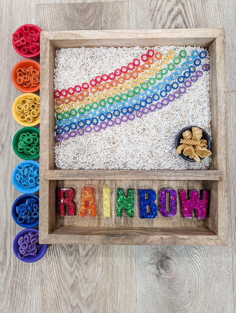Ring Around the Rainbow Sensory Bin Filler - Insight Family Market