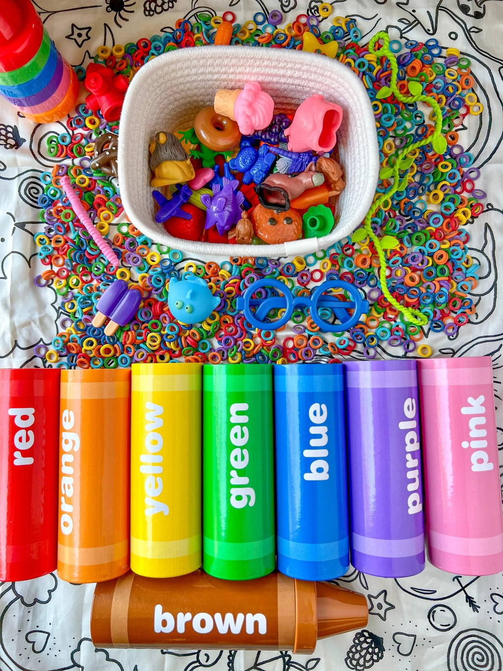 Ring Around the Rainbow Sensory Bin Filler - Insight Family Market