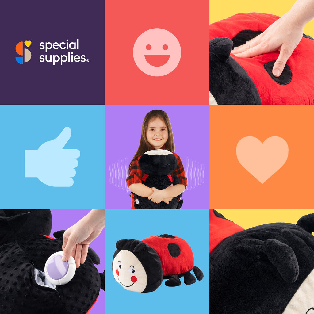 Sensory Vibrating Pillow - Ladybug - Insight Family Market