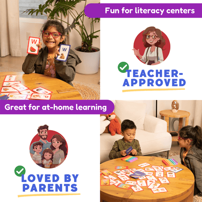 ABC: Learn Uppercase & Lowercase Letters Card Pack - Insight Family Market