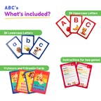 ABC: Learn Uppercase & Lowercase Letters Card Pack - Insight Family Market