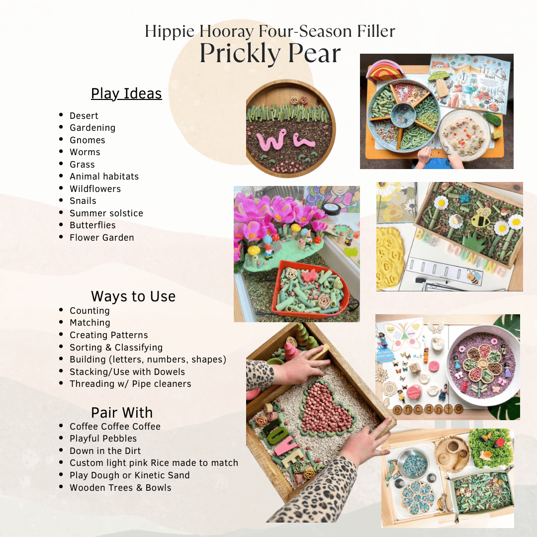 Prickly Pear Sensory Bin Filler