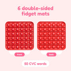 6 Extra CVC Fidget Mats (Word Pop) - Insight Family Market