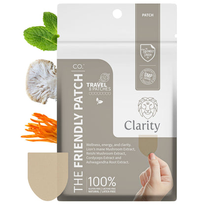 Mushroom Patches with Lion's Mane, Reishi & Cordyceps, 8 Pack