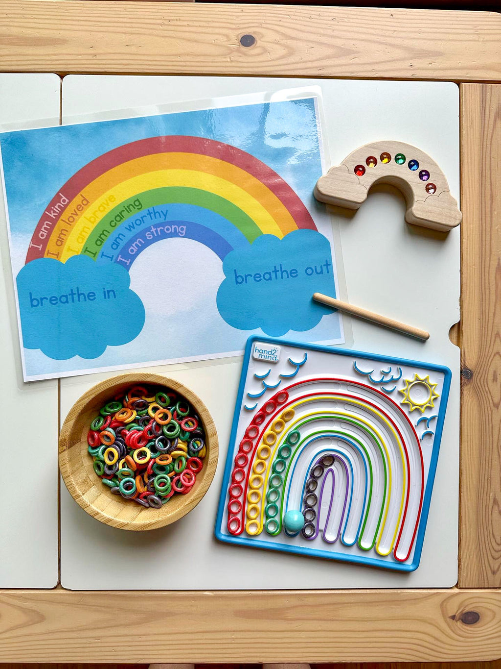 Ring Around the Rainbow Sensory Bin Filler - Insight Family Market